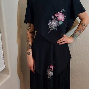 Vintage Gilberti Handkerchief Layered Dress